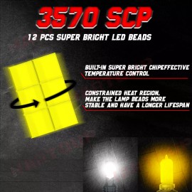 AQJ For Honda 33150-HN5-670 Headlight Bulb ATV For Ranger Rubicon Foreman 30w 3Prong