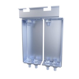 NavePoint Wire Mesh Cable Tray Floor Stand 4in Wide