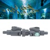 Aquarium Water Control Connector Double Valve Leakage Proof Quick Release