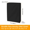Eihowert 2 Pack Zero Gravity Chair Cover, Waterproof, Outdoor, UV