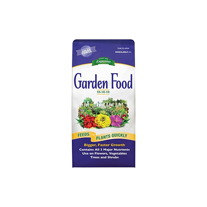 Espoma 10-10-10 Garden Food, 6.75-Pound Bag; Promotes Growth in All