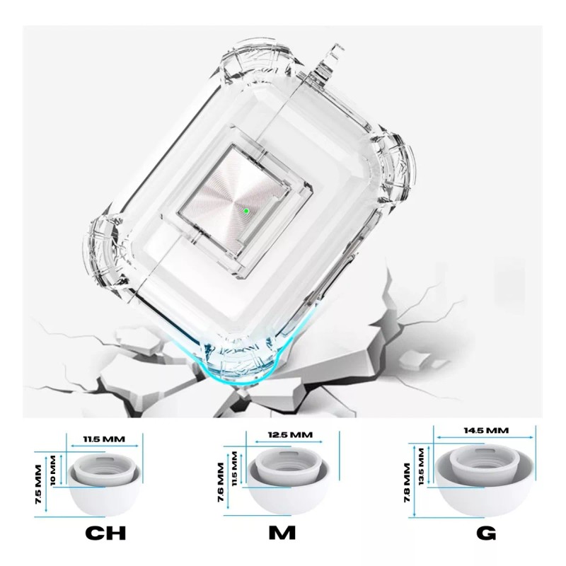 Alomia Funda Compatible AirPods Pro Limpiador Y Almohadillas