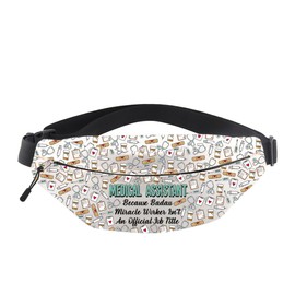 Medical Assistant Gift MA Crossbody Bag Medical Assistant Grad Gift Nursing Assistant Bum Bag (Medical AssistBag CA)