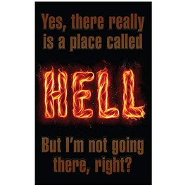 Yes, There Really Is A Place Called Hell - Packet of 100 - NKJV - No Imprinting