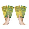 Larkmo Prank Gag Lottery Tickets - 8 Total Tickets, 4