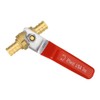 12-Pack 1/2" PEX Brass Ball Valve, Barb Crimp Pex Connection,