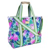 Lilly Pulitzer Blue Picnic and Beach Cooler, Insulated Bag with
