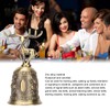 Deer Shape Hand Bell Vintage Plating Process Rustproof Polished Finish