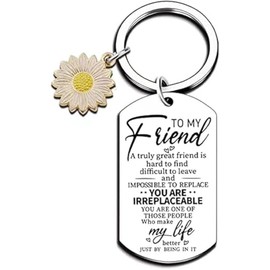 Best Friends, Friendship Gifts for Women Girls,True Friend Jewelry Gift, Birthday Christmas Valentine's Day Graduation Gifts for Best Friends Keyring,Soul Sister Gifts, Besties Gifts for Friends