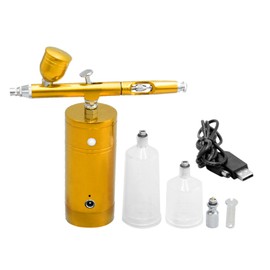 Rechargeable USB Airbrush Kit Portable Airbrush Compressor Spray Pump Handheld Airbrush Gun for FX Makeup Tattoo Painting Moisturizing
