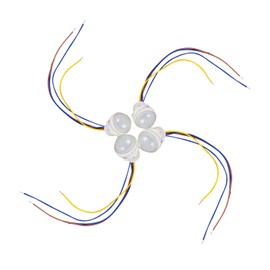 Heemol Mini Motion 110 V 220 V PIR Infrared Sensor Switch Detection Car Sensor Light Switch Light Switch with Motion Sensor Pack of 4