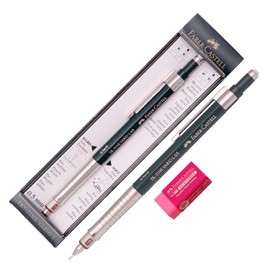 Faber Castell Tk fina Vario L portaminas para dibujo 0,5 mm + caja de embalaje/borrador de regalo