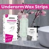 andmetics Women's Armpit Wax Strips, Perfect for Hair Removal of