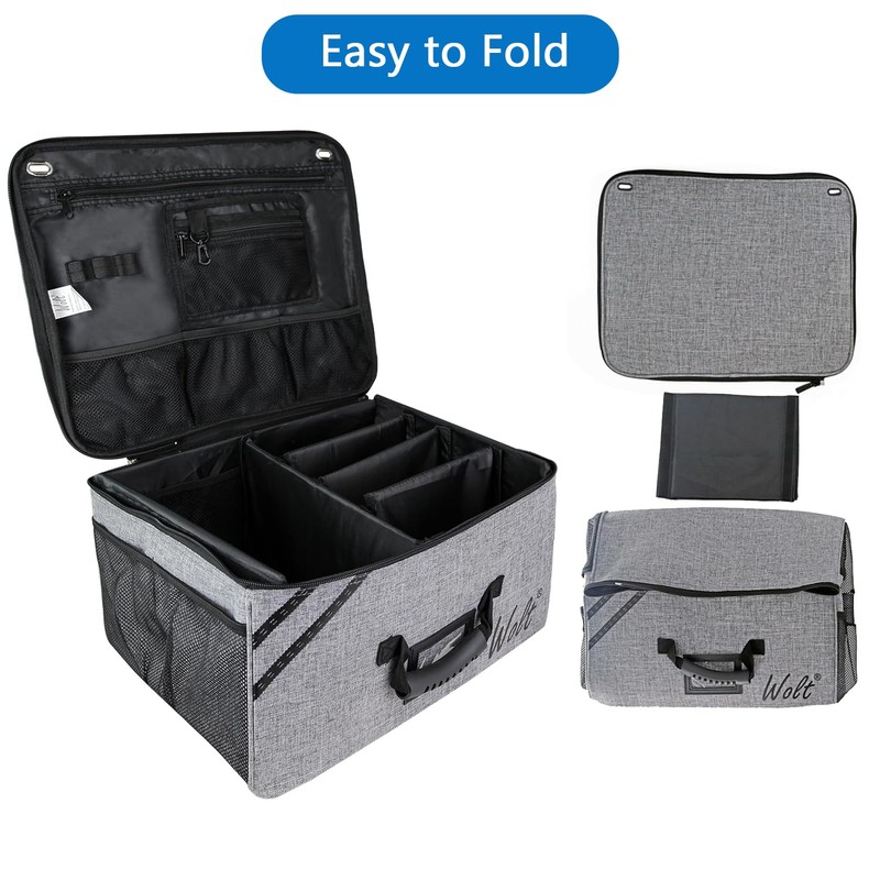 WOLT | Golf Trunk Organizer-Collapsible & Foldable Golf Travel Bag,