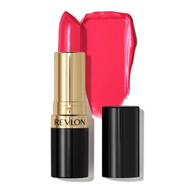 Revlon Super Lustrous Lipstick, Creamy Formula For Soft, Fuller-Looking Lips, Moisturized Feel, 806 Electric Melon, 0.15 oz