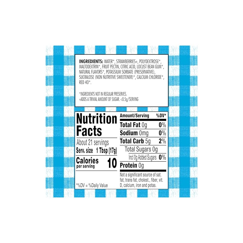 Smucker's Sugar Free Strawberry Preserves, 12.75 Ounces