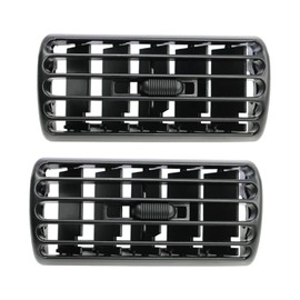 2 piezas 5FS10DX9 5FS10LAZAB 5FS10LAZ Rejillas de ventilación de aire para consola central delantera Compatibles con Jeep Wrangler TJ 1997-2006 1997-2001 Cherokee