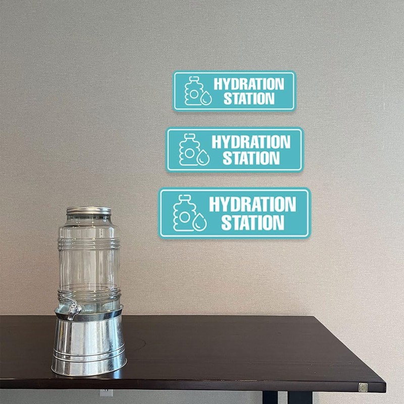 Standard Plus Hydration Station Door or Wall Sign | Business