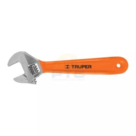 Truper PET-8X Adjustable wrench (parakeet) 8" chromed PVC handle