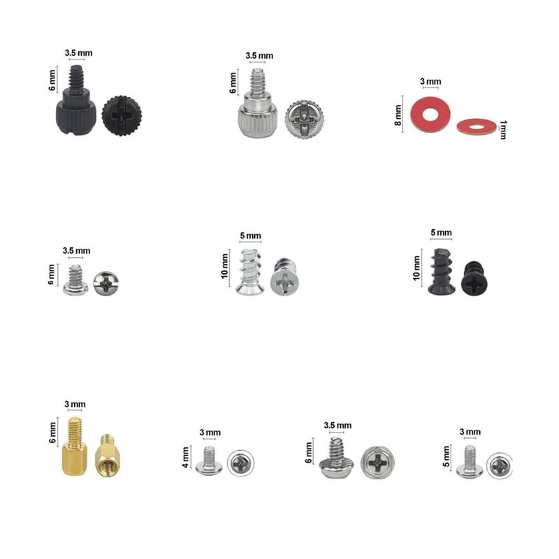 Sarini COMPREHENSIVE M.2 SSD MOUNTING KIT - 362 PIECE M.2