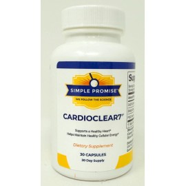 Simple Promise Cardio Clear 7 - 30 Capsules New/Sealed Exp 9/2026 Free Shipping!