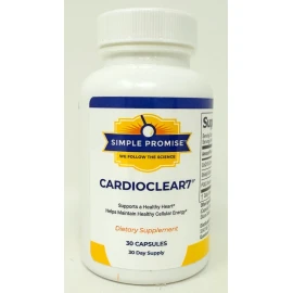 Simple Promise Cardio Clear 7 - 30 Capsules New/Sealed Exp 9/2026 Free Shipping!