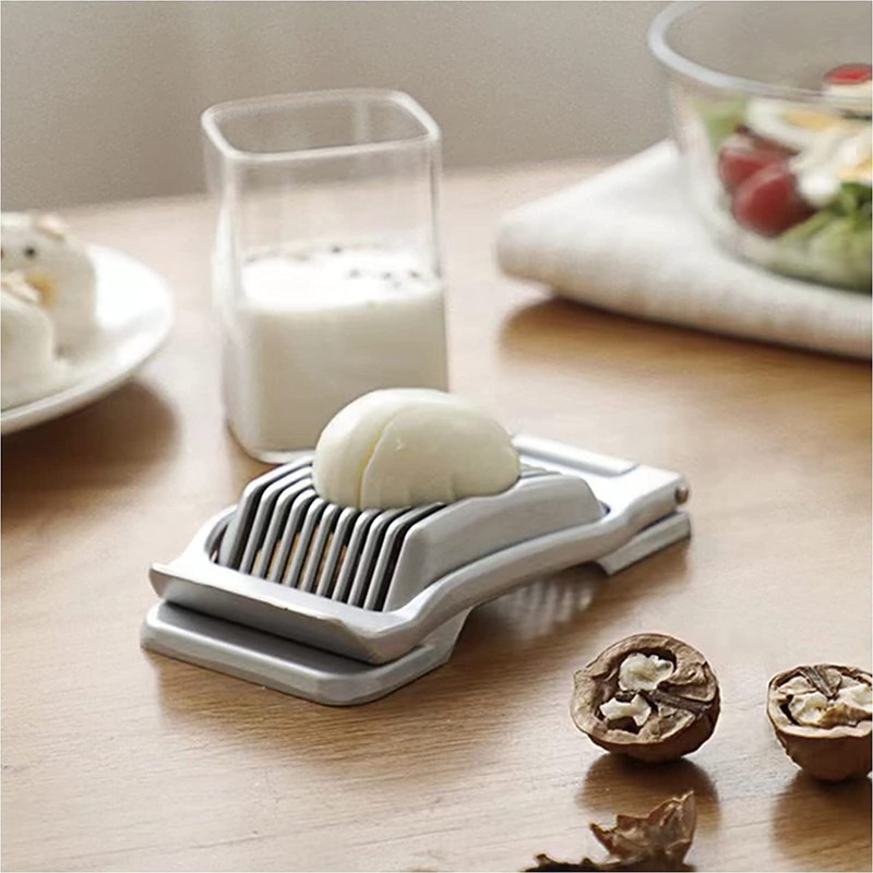 Egg Slicer Stainless Steel Egg Divider Cutting Wires, Egg Shaker,
