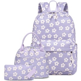 CAMTOP Backpack for Girls School Backpacks with Lunch Box Pencil Case Set Cute Kids Bookbags for Elementary Primary Middle School