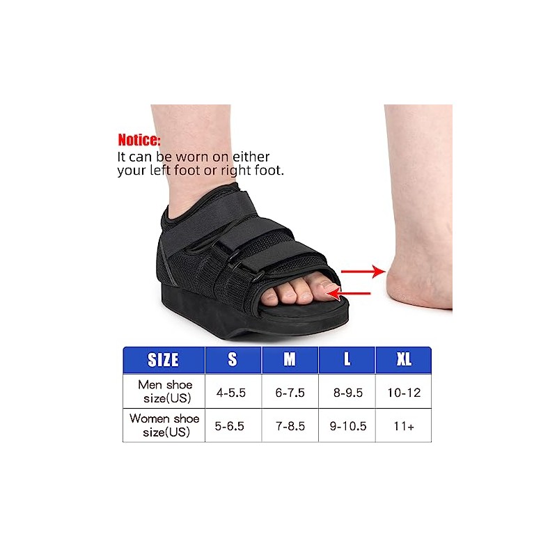 Post Op Shoe for Broken Toe Surgery Forefoot Offloading Healing