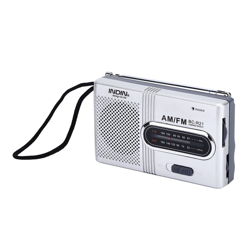Portable Pocket Radio Mini Radio Player AM FM Compact Radio