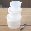 Nagao S-62 Storage Container, Round, Polypropylene, 5.9 fl oz (1,700