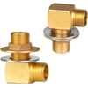 COOLWEST Faucet Installation Kit Connector Set for Stainless Steel Commercial