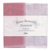 Nawrap Kinari Reversible Dishcloth, Durable and Absorbent, Lavender X Natural