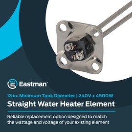 Eastman Straight Water Heater Element, 240V x 4500W, 60058