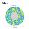 Rubber Duck Shower Cap for Women Reusable Double Layers Waterproof