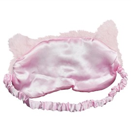 Cute Cat Eye Mask for Sleeping Funny Cartoon Animal Sleep Mask Lovely Kitty Eye Mask Soft Plush Blindfold Eye Cover Xmas Eyeshade for Kids Girls Men Women Travel, One Size