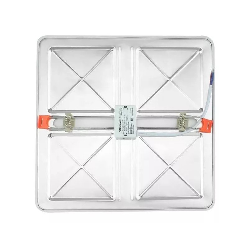 Sanelec Plafon Luminario Led Cuadrado Ajustable 20w - 1228 Sanelec