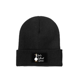 Sefgaen Funny Goose Hat Beanie Hat Gods Silliest Goose Hat Winter Warm Funny Goose Knitted Caps for Men Women