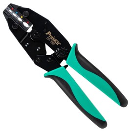 Pro'sKit CP-336FD27 Lunar Crimper with Insulated Terminal Die, 8-22 AWG