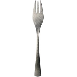 Nagao Japanese and Western Eclectic Dinner Fork, 7.5 inches (19 cm), 18-8 Stainless Steel, Hammered, Made in Japan