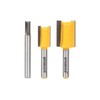 YONICO Router Bits Set Dado Straight Bit Undersize Plywood 3
