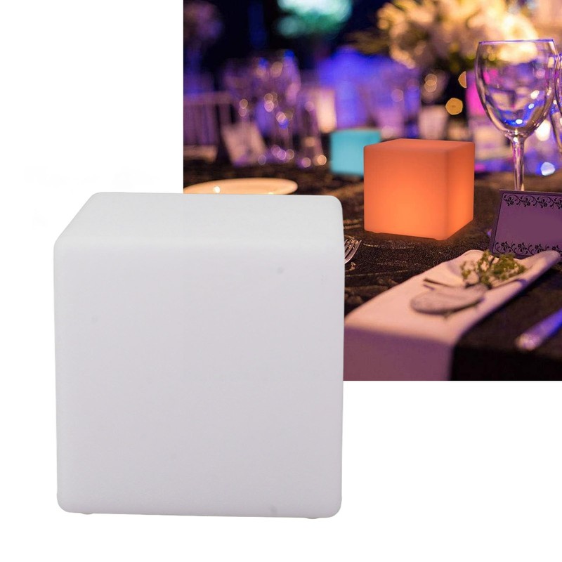 Cordless LED Cube Night Light USB Charging Cube Night Light