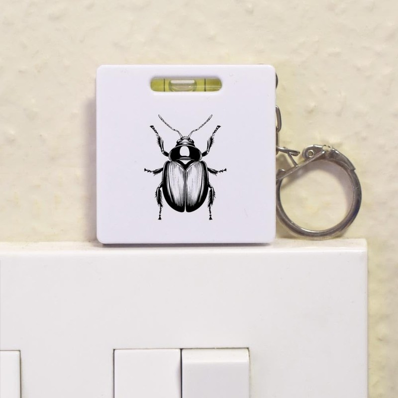 'Single Beetle Bug' Keyring Tape Measure/Spirit Level Tool (KM00041703)