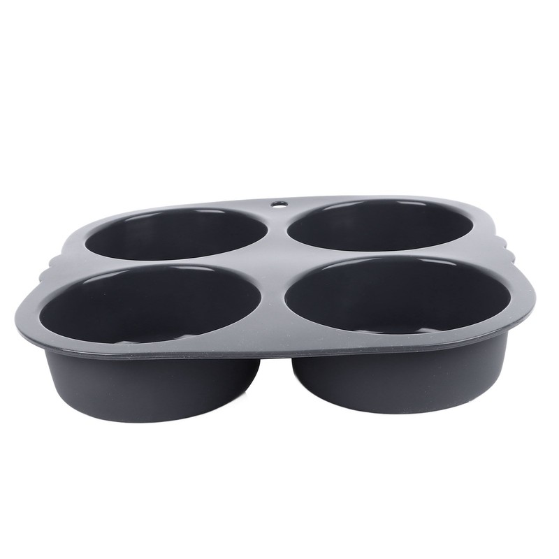 4 Cup Hamburger Bun Pan Dishwasher Safe Silicone Hamburger Bun