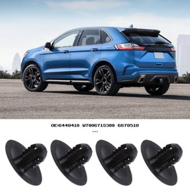 eMagTech Pack of 50 Bonnet Insulation Retaining Clips Fastener Door Trim Clips Compatible with Mondeo Fiesta Transit 6448410 W700671S300 6678518 8 mm Hole Diameter 12.7 mm Depth