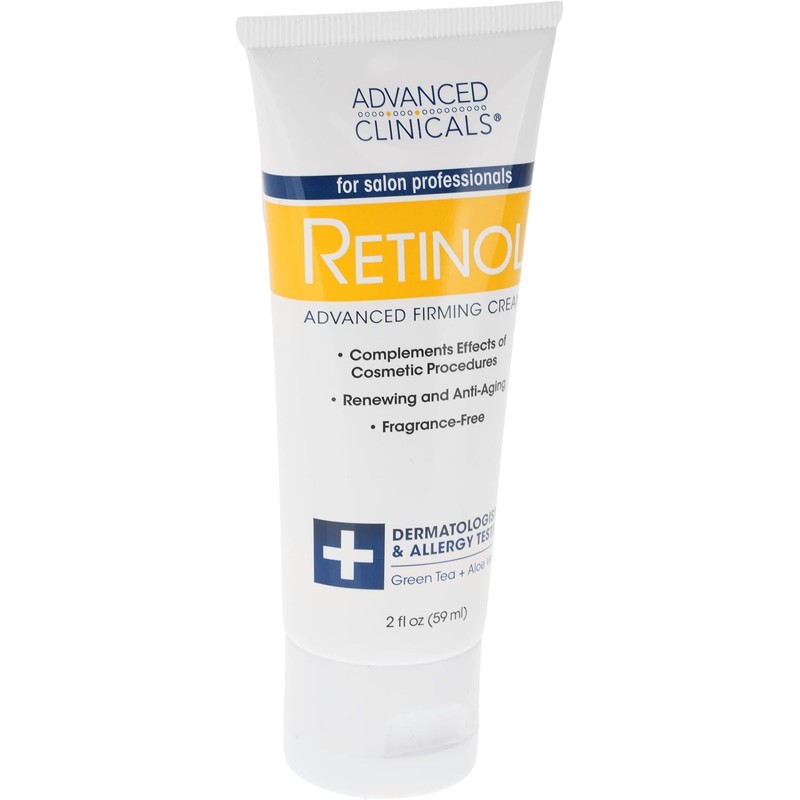 ADVANCED CLINICALS CREMA REAFIRMANTE CON RETINOL ANTI-EDAD CON TE VERDE