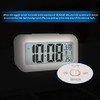 YUANRANER Digital Alarm Clock with Indoor Temperature, Battery Operated,Snooze Model,12/24H
