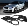 2pcs Front Bumper Foglight Cover Dual Holes Car Accessory Fit