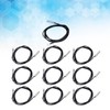 10Pcs Thermistor Sensor NTC Temp Temperature Probe 5x25mm Cylindrical Head