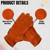 Escort Tools® Heavy Duty Leather Gardening Work Gloves, Thorn Proof,